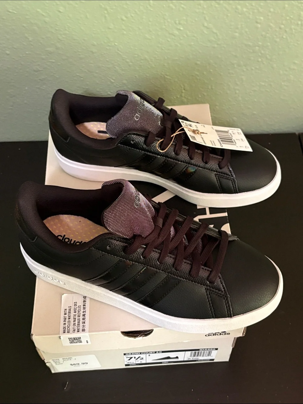 adidas Women's grand court 2.0 Casual Sneakers - Picture 8 of 11